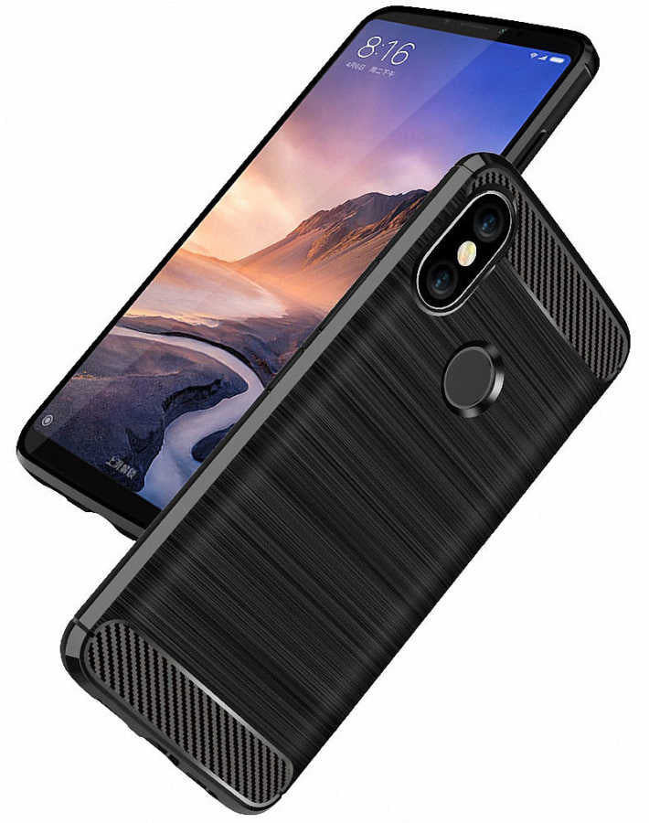 Xiaomi Mi Max 3 Kılıf Zore Room Silikon Kapak Lacivert