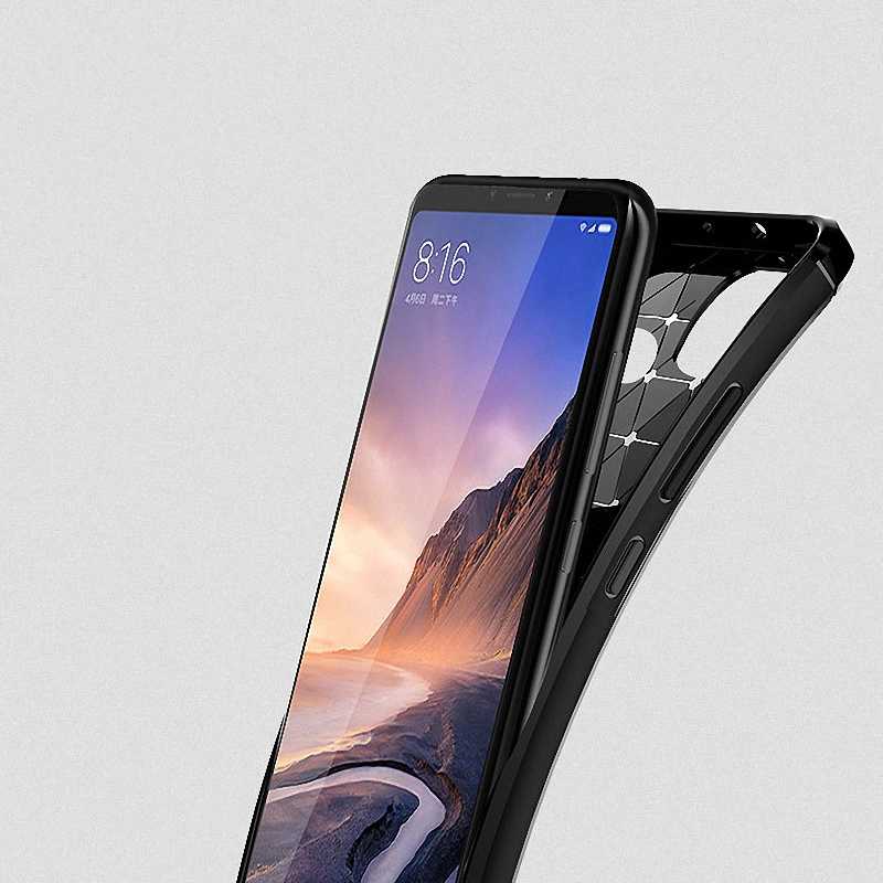 Xiaomi Mi Max 3 Kılıf Zore Room Silikon Kapak Lacivert