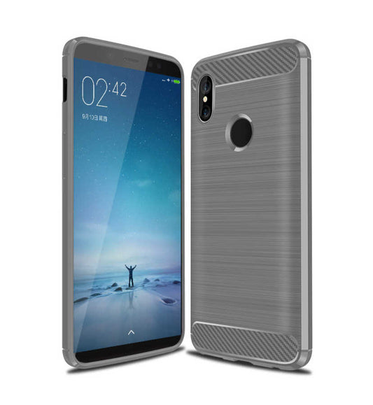 Xiaomi Mi Max 3 Kılıf Zore Room Silikon Kapak Gri