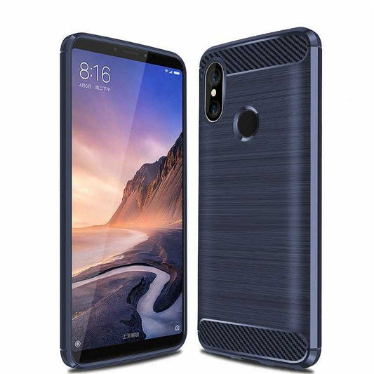 Xiaomi Mi Max 3 Kılıf Zore Room Silikon Kapak Lacivert