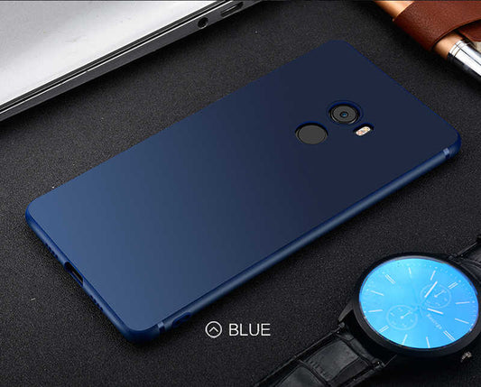 Xiaomi Mi Mix 2 Kılıf Zore İmax Silikon Kamera Korumalı Lacivert