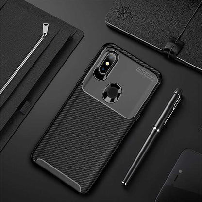 Xiaomi Mi Mix 3 Kılıf Zore Negro Silikon Kapak Lacivert