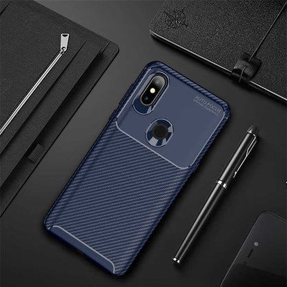 Xiaomi Mi Mix 3 Kılıf Zore Negro Silikon Kapak Lacivert