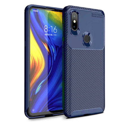 Xiaomi Mi Mix 3 Kılıf Zore Negro Silikon Kapak Lacivert