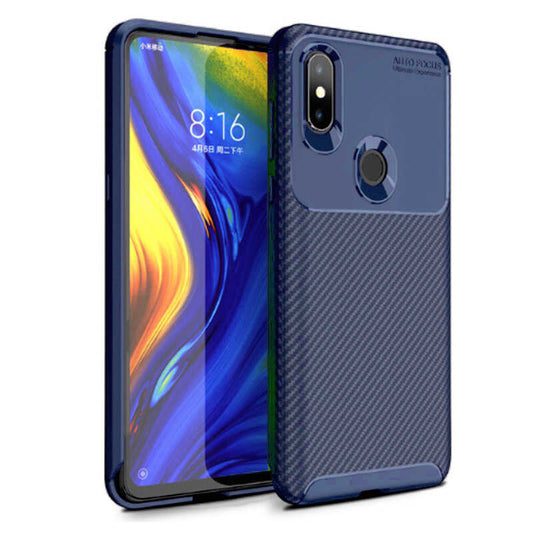 Xiaomi Mi Mix 3 Kılıf Zore Negro Silikon Kapak Lacivert