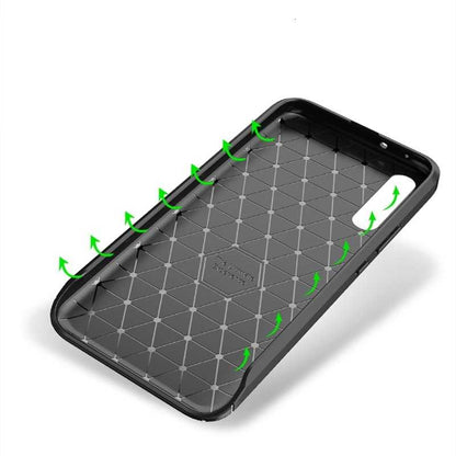 Xiaomi Mi Mix 3 Kılıf Zore Negro Silikon Kapak Kahverengi