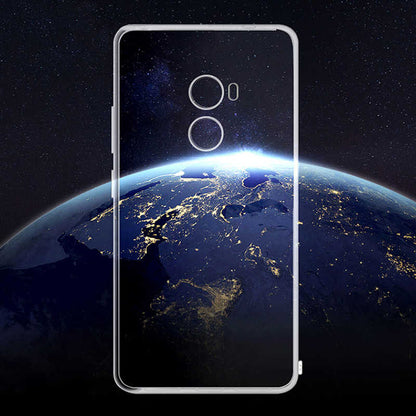 Xiaomi Mi Mix Kılıf Zore Süper Silikon Kapak Renksiz