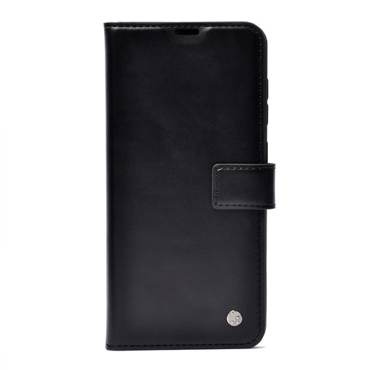 Xiaomi Mi Note 10 Lite Kılıf Zore Kar Deluxe Kapaklı Kılıf Siyah
