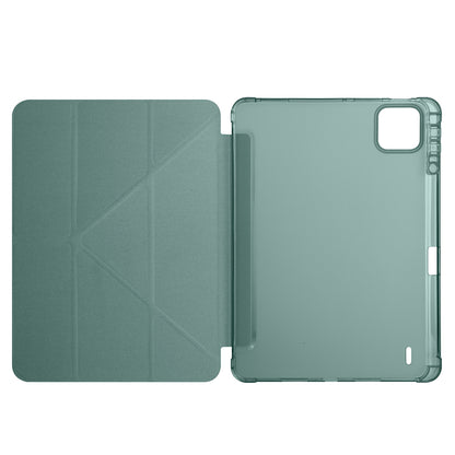 Xiaomi Pad 7 Kılıf Zore Tri Folding Kalem Bölmeli Standlı Kılıf Mavi