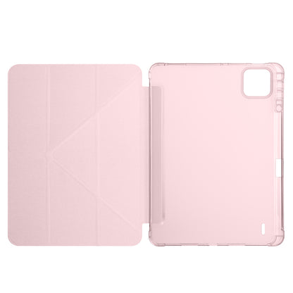 Xiaomi Pad 7 Kılıf Zore Tri Folding Kalem Bölmeli Standlı Kılıf Siyah
