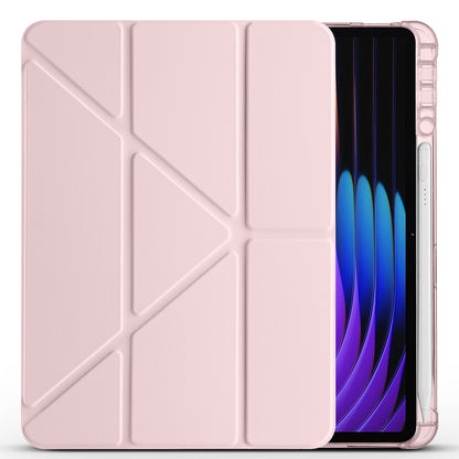 Xiaomi Pad 7 Pro Kılıf Zore Tri Folding Kalem Bölmeli Standlı Kılıf Koyu Yeşil