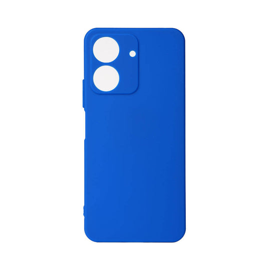 Xiaomi Poco C65 Kılıf Zore Biye Silikon Mavi
