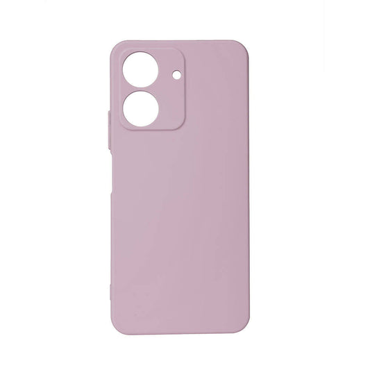 Xiaomi Poco C65 Kılıf Zore Biye Silikon Pembe Açık