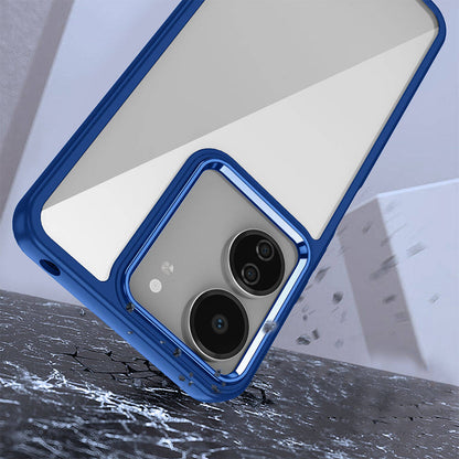Xiaomi Poco C65 Kılıf Zore Flora Kapak Siyah