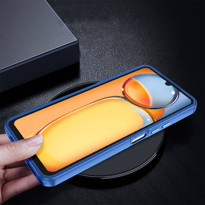 Xiaomi Poco C65 Kılıf Zore Flora Kapak Siyah