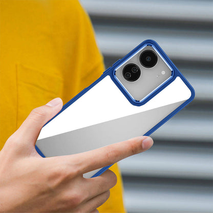 Xiaomi Poco C65 Kılıf Zore Flora Kapak Siyah