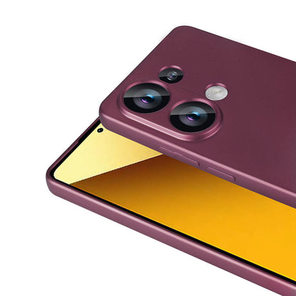 Xiaomi Poco M6 Pro 4G Kılıf Zore Premier Silikon Kapak Koyu Mor