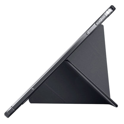 Xiaomi Poco Pad Kılıf Zore Tri Folding Kalem Bölmeli Standlı Kılıf Mavi