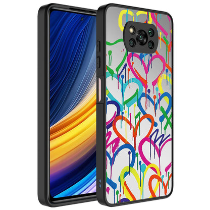 Xiaomi Poco X3 Kılıf Aynalı Desenli Kamera Korumalı Parlak Zore Mirror Kapak Pati