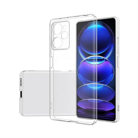Xiaomi Poco X5 Pro Kılıf Zore Süper Silikon Kapak Renksiz