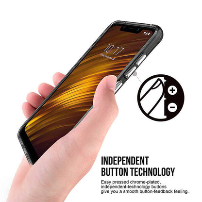 Xiaomi Pocophone F1 Kılıf Zore Gard Silikon Renksiz