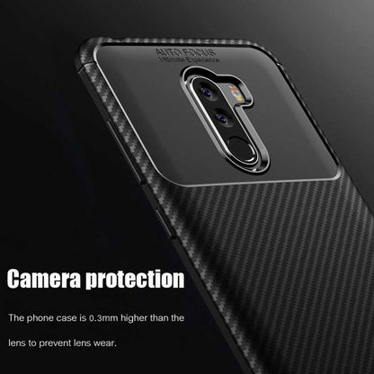 Xiaomi Pocophone F1 Kılıf Zore Negro Silikon Kapak Lacivert