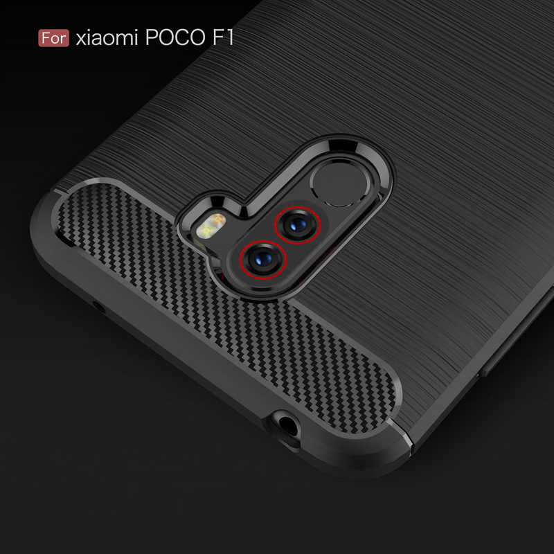 Xiaomi Pocophone F1 Kılıf Zore Room Silikon Kapak Siyah