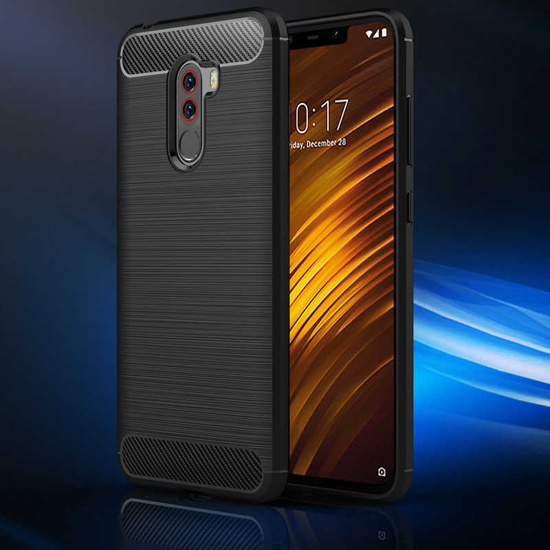 Xiaomi Pocophone F1 Kılıf Zore Room Silikon Kapak Lacivert