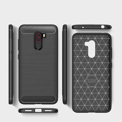 Xiaomi Pocophone F1 Kılıf Zore Room Silikon Kapak Siyah