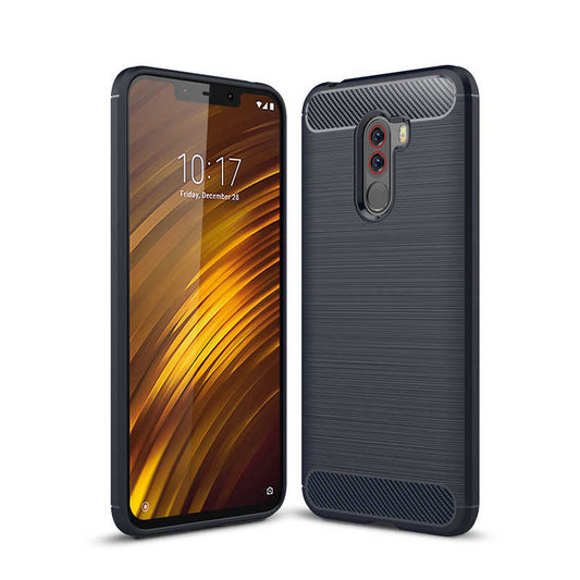Xiaomi Pocophone F1 Kılıf Zore Room Silikon Kapak Lacivert