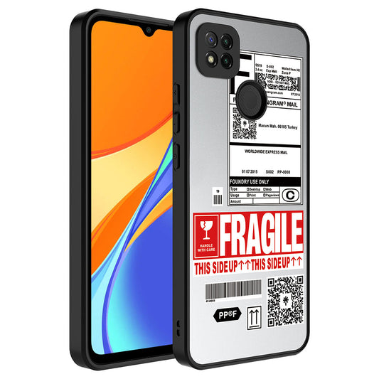 Xiaomi Redmi 10A Kılıf Aynalı Desenli Kamera Korumalı Parlak Zore Mirror Kapak Fragile