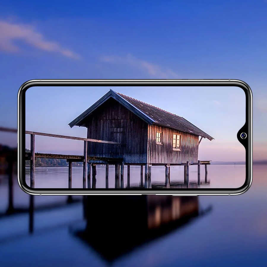 Xiaomi Redmi 10C Davin 5D Cam Ekran Koruyucu Siyah