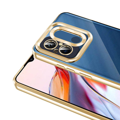 Xiaomi Redmi 12C Kılıf Kamera Korumalı Logo Gösteren Zore Omega Kapak Derin Mor