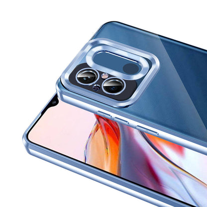 Xiaomi Redmi 12C Kılıf Kamera Korumalı Logo Gösteren Zore Omega Kapak Derin Mor