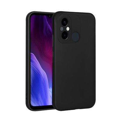 Xiaomi Redmi 12C Kılıf Zore Premier Silikon Kapak Siyah