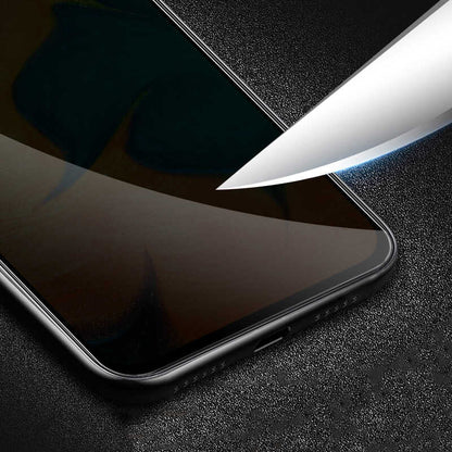 Xiaomi Redmi 12C Zore New 5D Privacy Temperli Ekran Koruyucu Siyah