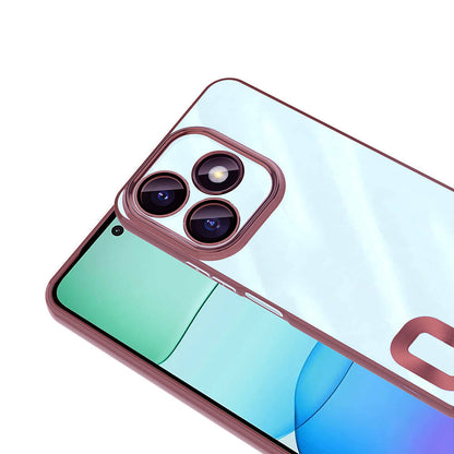 Xiaomi Redmi 13 4G Kılıf Kamera Korumalı Logo Gösteren Zore Omega Kapak Derin Mor