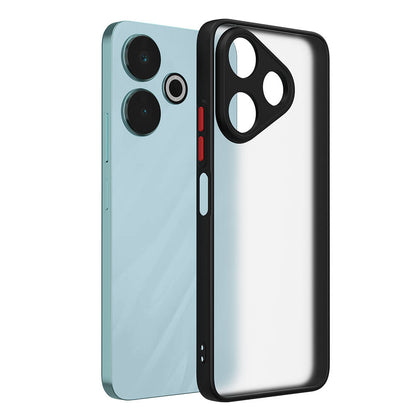 Xiaomi Redmi 13 4G Kılıf Zore Hux Kapak Lacivert