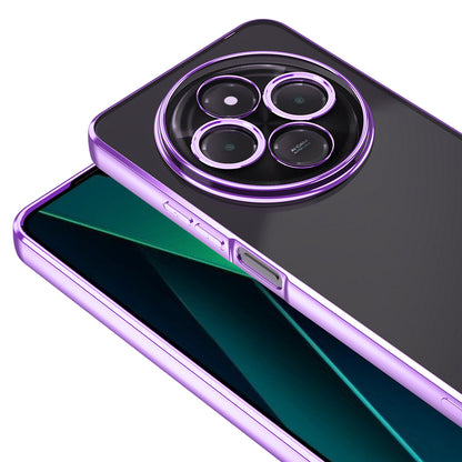Xiaomi Redmi 14C 4G Kılıf Kamera Korumalı Logo Gösteren Zore Omega Kapak Siyah