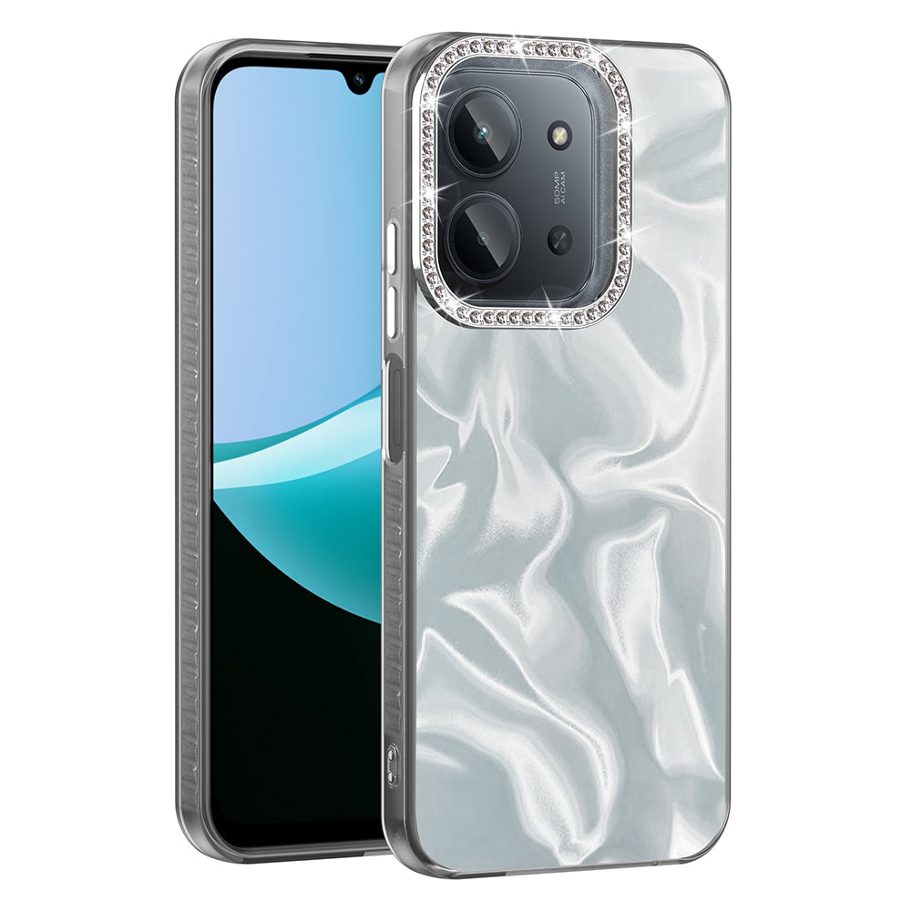 Xiaomi Redmi 15C Kılıf Airbagli Parlak Taş Detay Tasarımlı Zore Esila Kapak