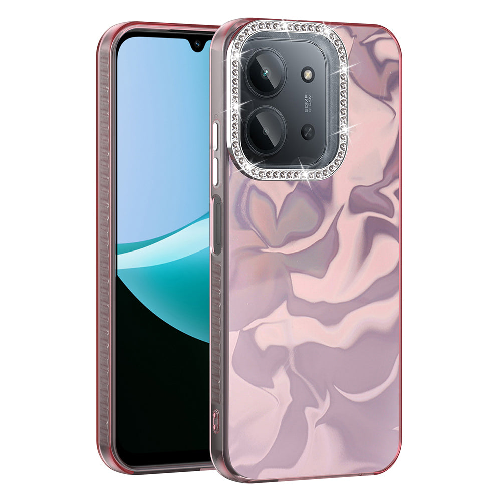 Xiaomi Redmi 15C Kılıf Airbagli Parlak Taş Detay Tasarımlı Zore Esila Kapak