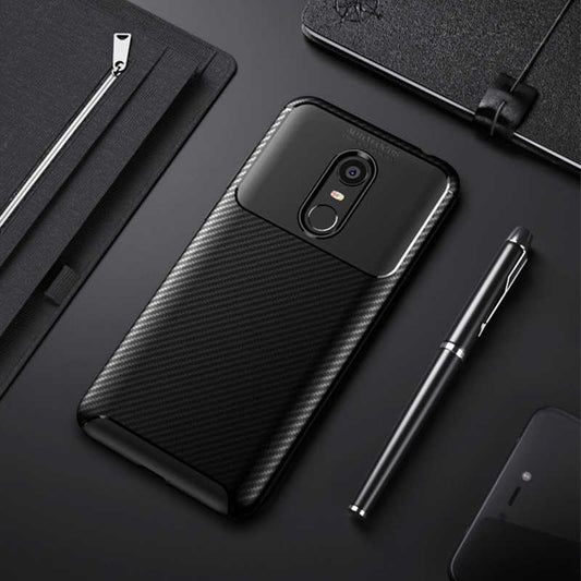 Xiaomi Redmi 5 Plus Kılıf Zore Negro Silikon Kapak Siyah