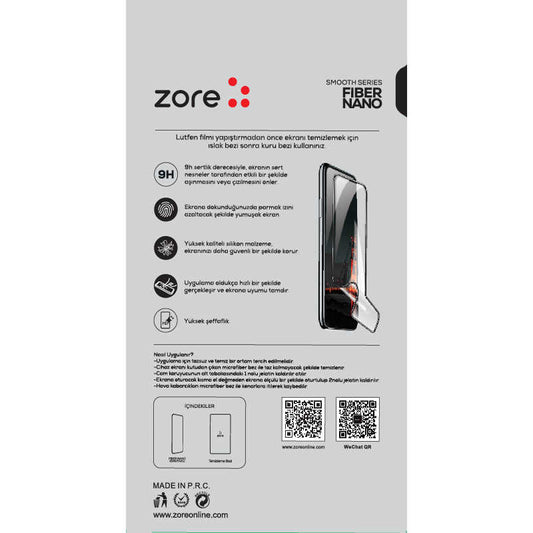 Xiaomi Redmi 5 Plus Zore Fiber Nano Ekran Koruyucu Beyaz