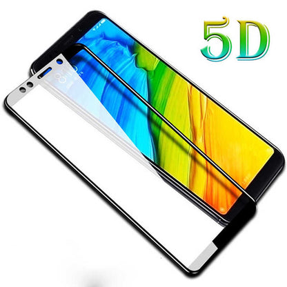 Xiaomi Mi 6X Zore Kenarları Kırılmaya Dayanıklı Cam Ekran Koruyucu Siyah