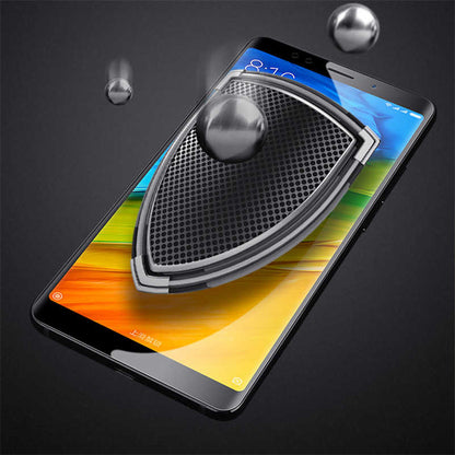 Xiaomi Mi 6X Zore Kenarları Kırılmaya Dayanıklı Cam Ekran Koruyucu Siyah