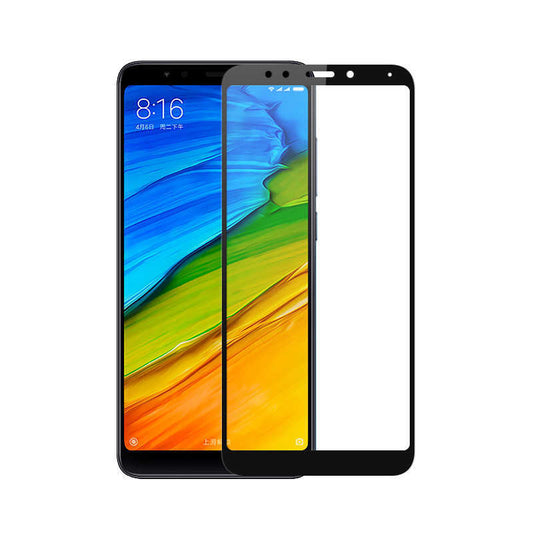Xiaomi Mi 6X Zore Kenarları Kırılmaya Dayanıklı Cam Ekran Koruyucu Siyah