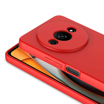 Xiaomi Redmi A3 4G 2024 Kılıf Zore Mara Lansman Kapak Kırmızı