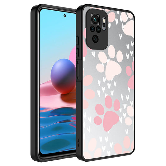 Xiaomi Redmi Note 10S Kılıf Aynalı Desenli Kamera Korumalı Parlak Zore Mirror Kapak Pati