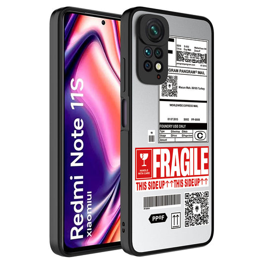 Xiaomi Redmi Note 11 Global Kılıf Aynalı Desenli Kamera Korumalı Parlak Zore Mirror Kapak Fragile