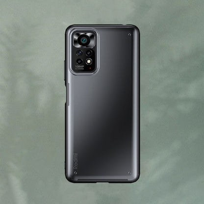 Xiaomi Redmi Note 11 Global Kılıf Zore Volks Kapak Siyah